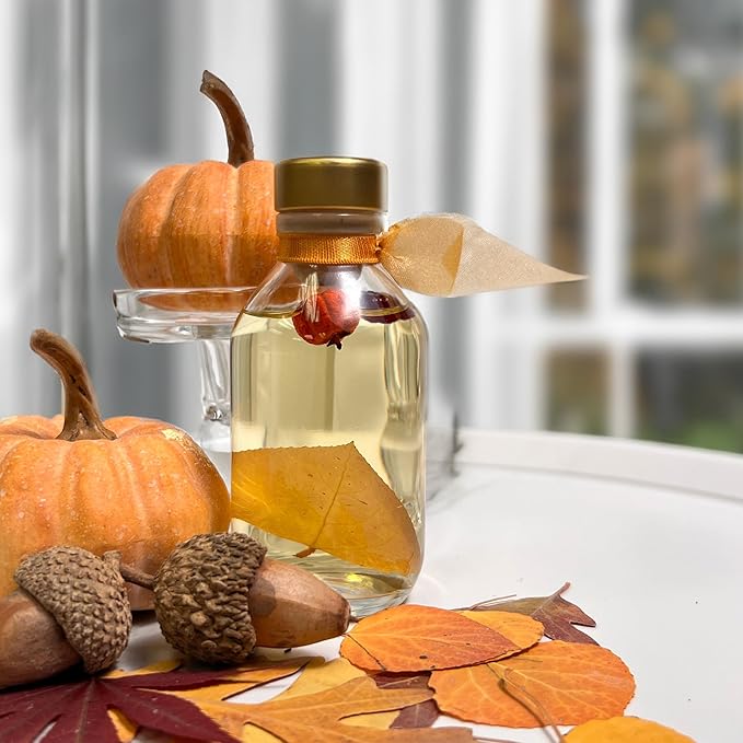 LOVSPA Heirloom Pumpkin Reed Diffuser Set - Fall Scent Reed Diffusers for Home - Non-Toxic Oil Reed Diffuser - Made in The USA