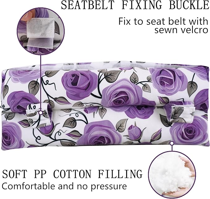 Mastectomy Pillow, Hysterectomy Pillow, Post Heart Surgery Seatbelt Pillow, C Section Recovery Pillow, Port Pillow for Chemo Patients, Pacemaker Seatbelt Protection, Breast Cancer Gifts for Women