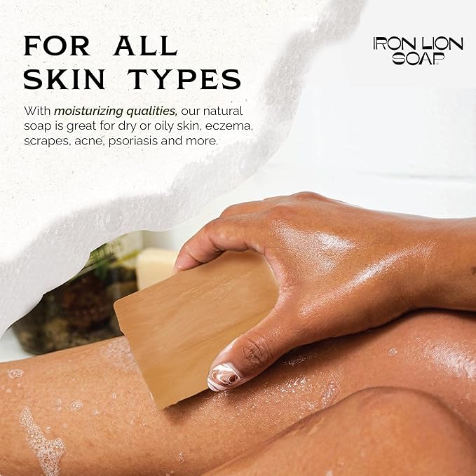 Moroccan musk Organic Soap Bar - Made in USA - All Natural Bath Soaps for All Skin Types - Plant Based, Cold Process and Handmade - (3 Pack)