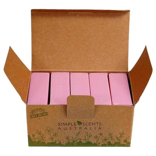 Berry Crush Scented Natural Soap Bars (5 Bars), 3.5oz Moisturizing French Triple Milled Soap Bars Enriched with Shea Butter - Pure Plant Oil Bath & Body
