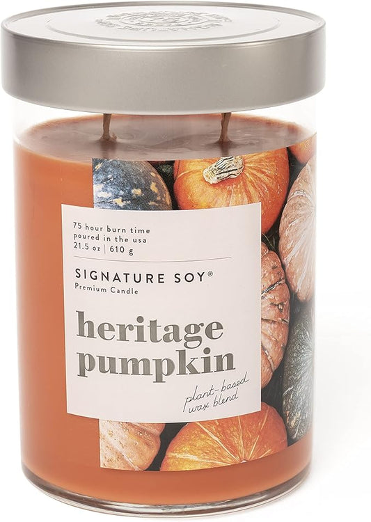 Lidded Heritage Pumpkin Scented Candle