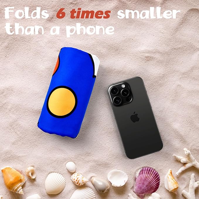 Cleanbear Kids Beach Towel - Cute Happiness Bear Design, Soft and Absorbent, Perfect for Bath, Pool, and Beach - Spread Joy and Comfort