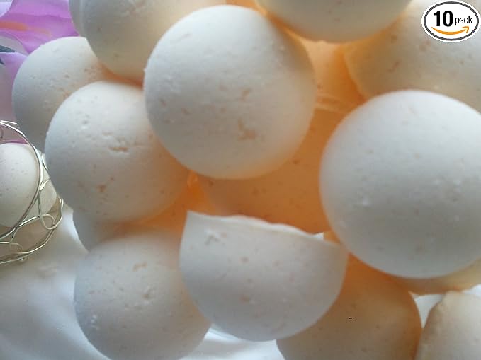Orange Bath Bombs: 14 Orange Blossom and Honey Bath Bomb Fizzies with Shea Butter, Ultra Moisturizing ...Great for Dry Skin (Orange Blossom and Honey FBA)
