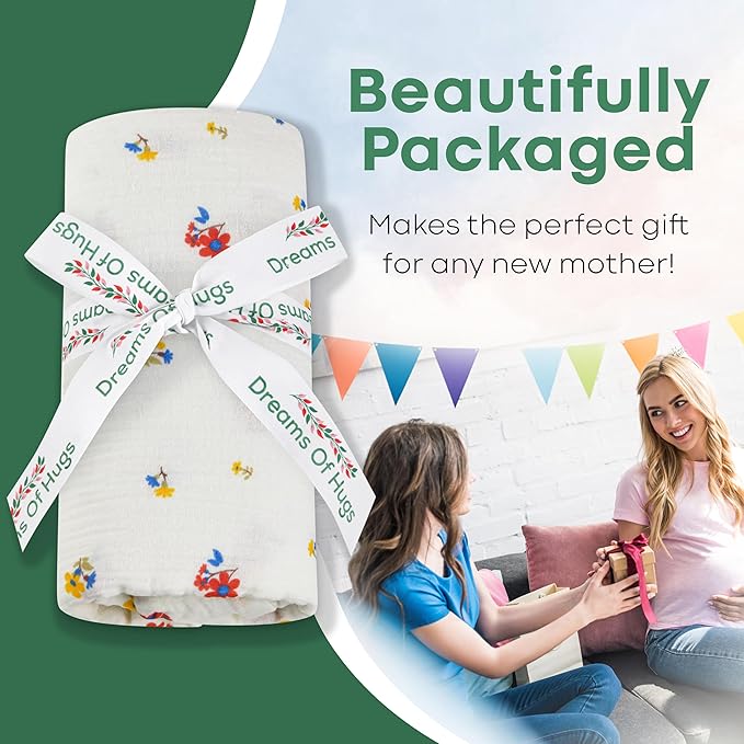 Extra Soft Muslin Fitted Crib Sheets 100% Cotton Baby Crib Sheets for Standard Crib Mattress | 28 X 52 Inches