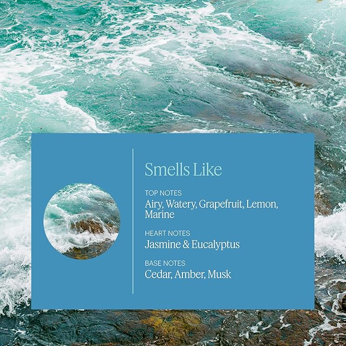 AERA Mini Pacific Surf - Essential Oil for Home – Invigorating Ocean Fragrance - Notes of Marine and Cedarwood - Scent Refill - Capsule Size Works with Mini Diffuser