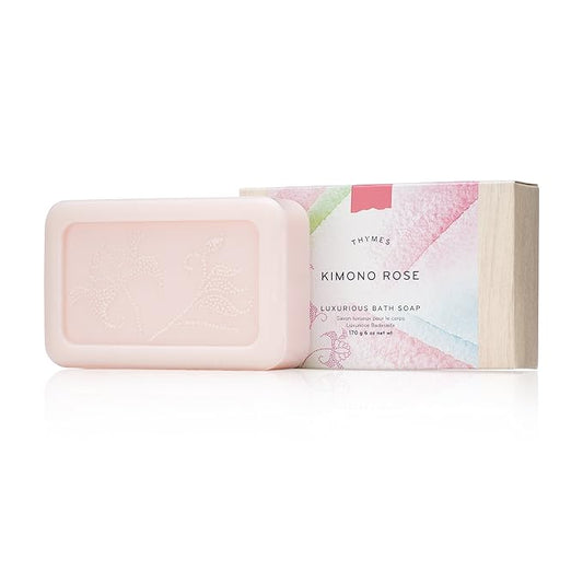Thymes Bath Soap - 6 Oz - Kimono Rose