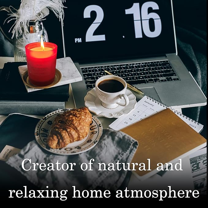 Aroma Candle Set | Fashion Simple Candle Set for Home Time, Holiday Ambiance, Housewarming Essentials, Aroma Candle Gift Set Soy Candles Natural Lavender & Vanilla Scents