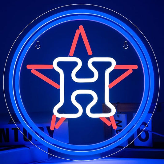 Baseball Neon Signs for Wall Decor,Baseball Neon Light Sign,Sports Neon Lights,Sports Decor for Club,Bedroom,Man Cave,Gifts for Men,Teens,Basebal Fans,Size 13.4 * 13.4 inches(XD139)