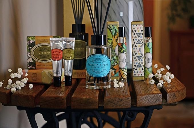 Naturally European Fragrance by Somerset Freesia & Pear Room Diffuser, 3.38 Fl Oz