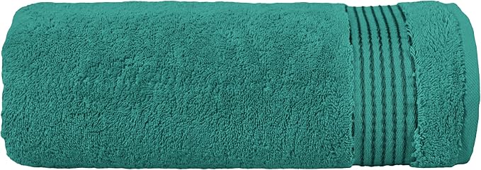 Elegant Comfort Premium Turkish Cotton 1 Piece Jumbo Bath Towel - 35 x 70 inch, Luxurious Hotel Spa Quality 100% Turkish Cotton Large Bath Towel - Highly Absorbent - Soft Bathroom Towel, Turquoise