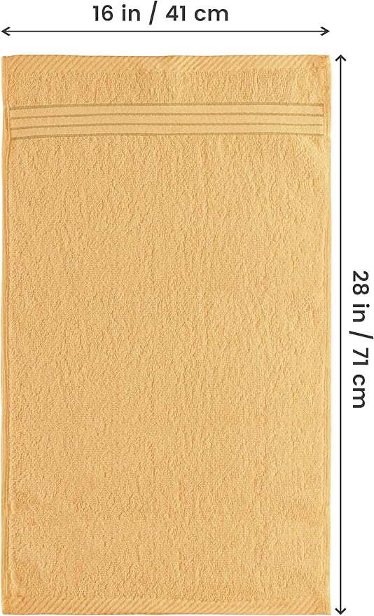 Utopia Towels 6 Piece Premium Hand Towels Set, 16 by 28 inches, 100% Ring Spun Cotton, Lightweight and Highly Absorbent Towels for Bathroom, Travel, Camp, Hotel, and Spa, Beige