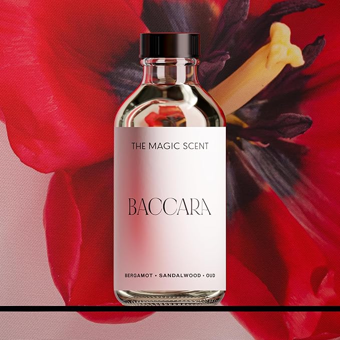 Baccara Oils for Diffuser - HVAC, Cold-Air, & Ultrasonic Diffuser Oil Inspired by The Baccarat Rouge - Essential Oils for Diffusers Aromatherapy - 4 fl oz, 120 mL