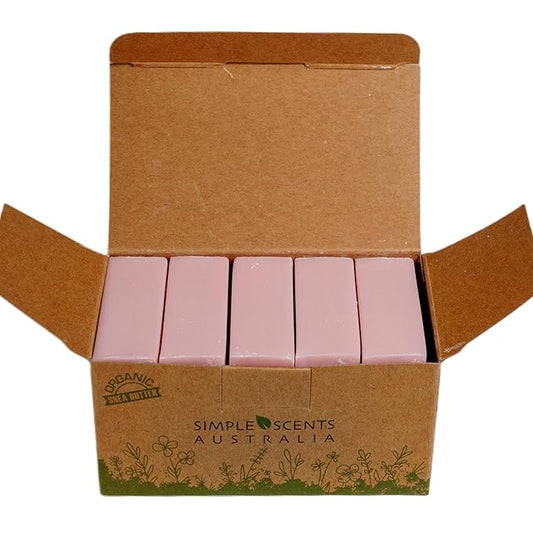 Sweet Pea & Jasmine Scented Natural Soap Bars (5 Bars), 3.5oz Moisturizing French Triple Milled Soap Bars Enriched with Shea Butter - Pure Plant Oil Bath & Body