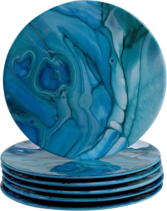 Fluidity 12 piece Melamine Dinnerware Set, Service for 4