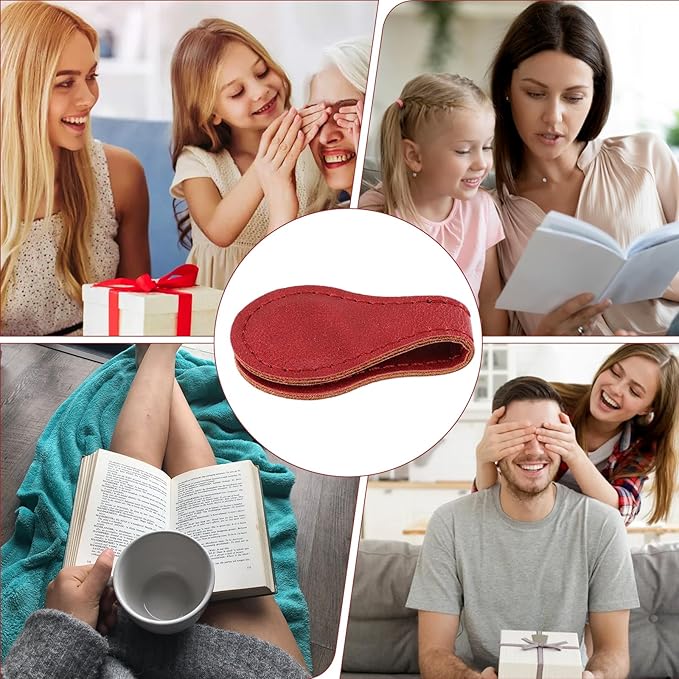 Magnetic Leather Bookmark, 3 PCS Vintage Magnetic Bookmarks for Women Men Personalized Bookmark Clips Leather Book Marks for Reading Gifts for Book Lover Readers Teachers Students