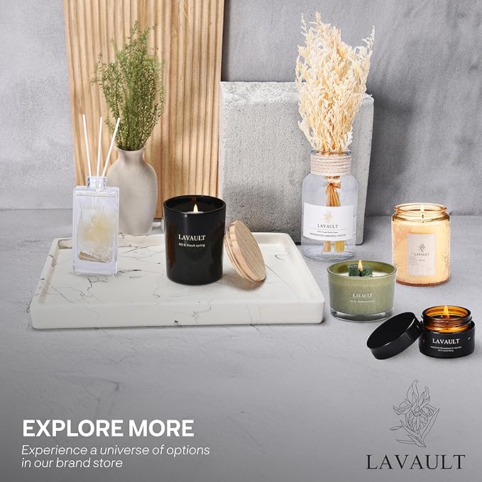 Scented Reed Diffuser - Aromatherapy Diffuser Sticks - Provides Long Lasting Scent - Reduce Stress and Anxiety - Reed Diffuser for Bathroom - English Pear and Freesia - 3.38oz