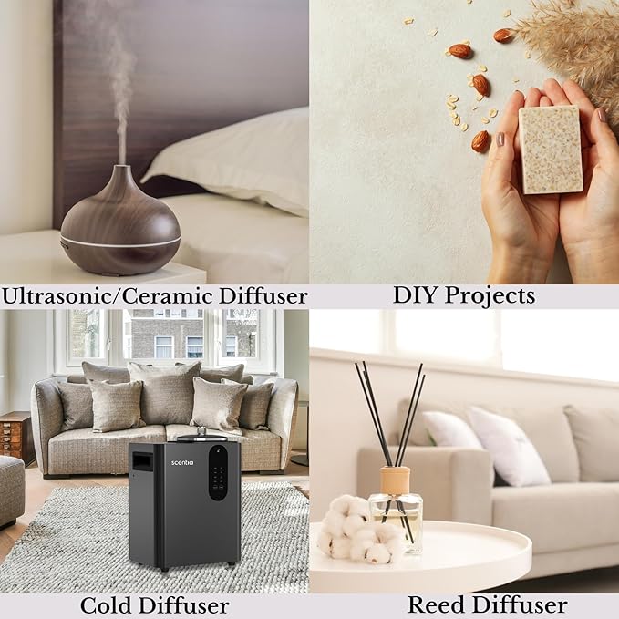 My Way Hotel Diffuser Refill Oil Inspired by The The 1 Hotel Miami Beach- 500 ml 16.9 fl oz - Essential Oil Blend Sandalwood, Cedar & Lemon Notes for Aromatherapy HVAC Diffuser