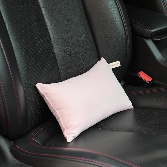 NTBAY Tiny Pillows, Down Alternative 7"x11" Microfiber Mini Pillows for Travel, Pets, Soft Machine Washable Small Pillows for Neck, Wrist, Lumbar and Knee, White