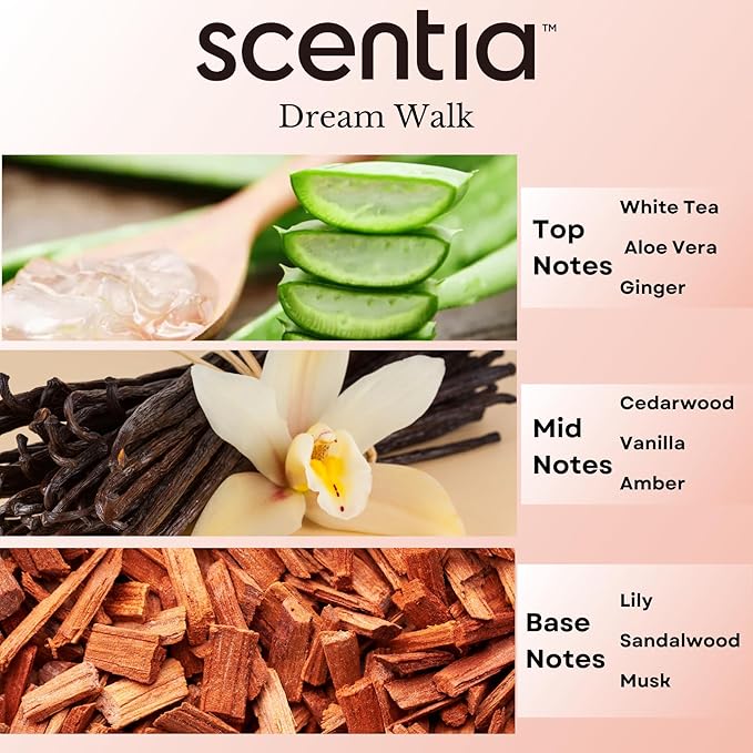 Hotel Diffuser Oil Inspired by The Westin Hotel Scent - 20 ml 0.67 fl oz - Essential Oil Blend White Tea, Cedarwood & Amber Notes for Aromatherapy Diffusers and Humidifiers - Dream Walk