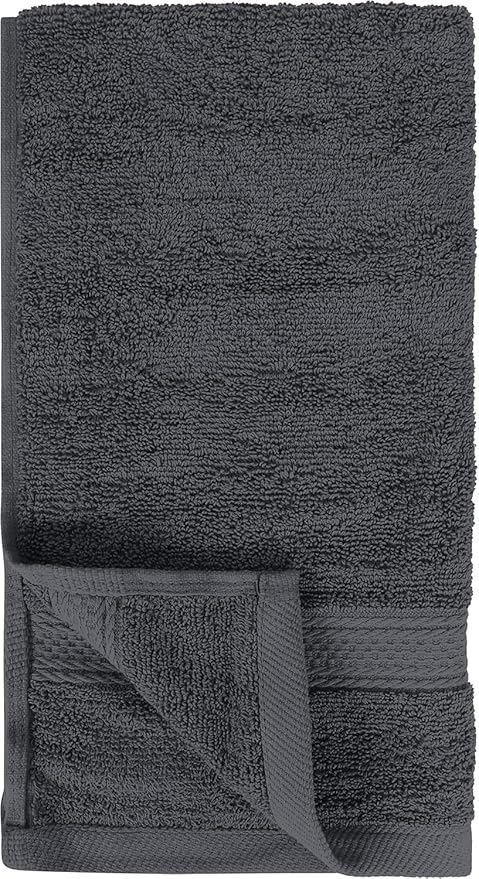 Utopia Towels 6 Pack Premium Hand Towels Set, 16 by 28 inches, 100% Ring Spun Cotton, Ultra Soft and Highly Absorbent 600GSM Towels for Bathroom, Gym, Shower, Hotel, and Spa, Grey