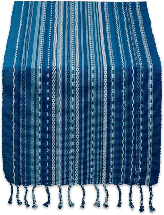 DII Southwest Collection Tabletop, Table Runner, Blue, "table runner, 14x72"""