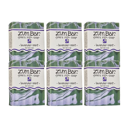 Zum Bar Goat's Milk Soap - Lavender-Mint - 3 oz (6 Pack)