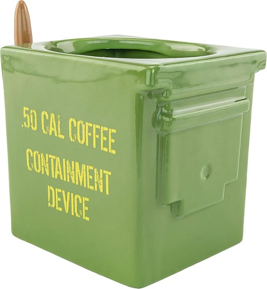Fairly Odd Novelties .50 Cal Ammo Container Novelty Mug Military Coffee Tea Cup Gag Gift