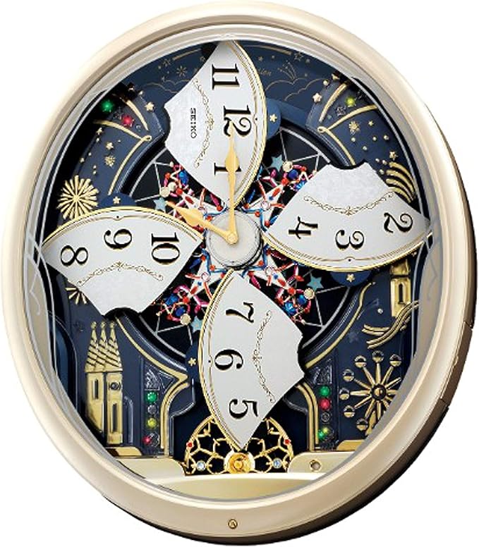 SEIKO Melodies in Motion Wall Clock, Starry Night