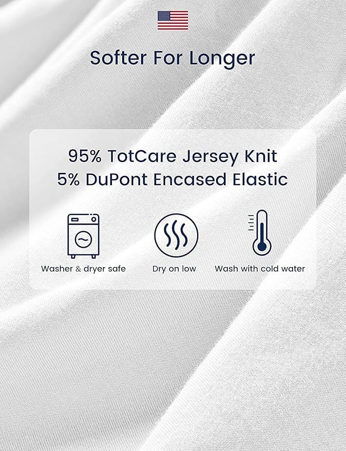 TotAha Premium Soft Bassinet Sheet for Boy Girl, Super Stretchy Jersey Knit Bassinet Fitted Sheet, Compatible with Halo, Maxi COSI, Mika Micky, SNOO, and Other Bassinet, 2 Pack (Forest Animals)