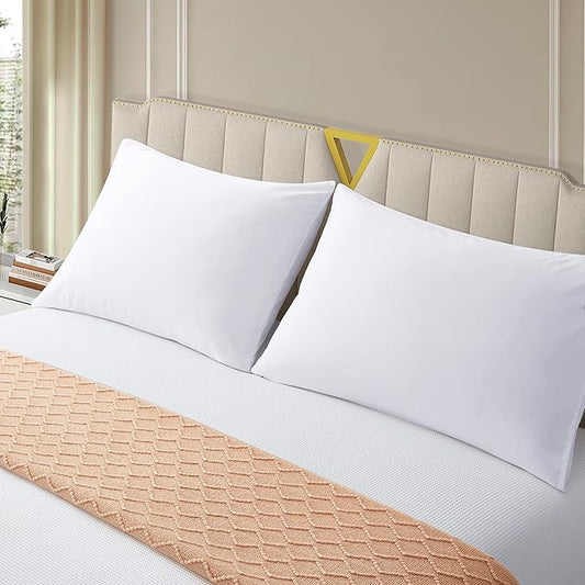 Small Pillow Cases 14x20 White Microfiber Toddler Pillow Cases Set of 2 Soft Comfortable Not Shrink Pillow Cover Kids Pillow Case Envelope Style