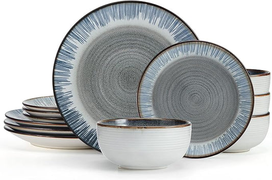 Pfaltzgraff Jaimie 12 Piece Dinnerware Set, Service for 4