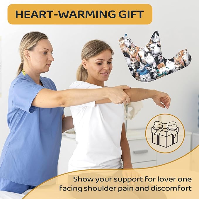 Rotator Cuff Pillow Post Shoulder Surgery Recovery Supplies Pillow,Providing Support for Post-Surgery Shoulder Comfortable Cotton Bag Pillow With an Detachable Design Post Surgery Shoulder Pillow