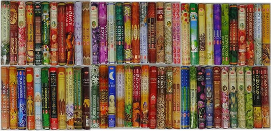 Hem Incense -12 Box Best Variety Pack 20 Sticks Each - 240 Sticks - 240g - 45+min Burn…