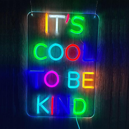 Neon Signs for Wall Decor,Bright Dimmable Motivational Quotes LED Neon Sign for Inspirational Office Home Bedroom Wall Decor Baby Kids Room Shower Gifts Birthday Party