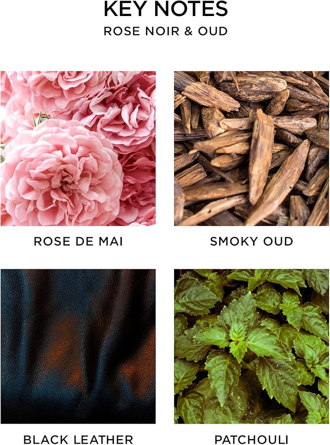 NEST New York Reed Diffuser Liquid Refill, Rose Noir & Oud - 5.9 fl oz - Fragrance for Up to 90 Days - Flame Free