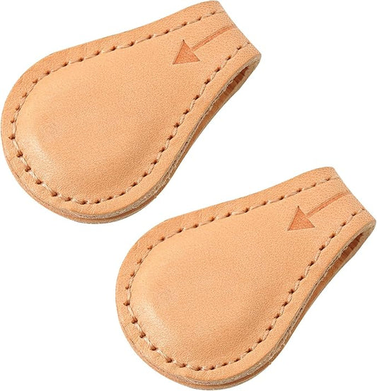 Magnetic Leather Bookmarks Book Marks for Reading Women Men Book Lovers Readers (Beige)