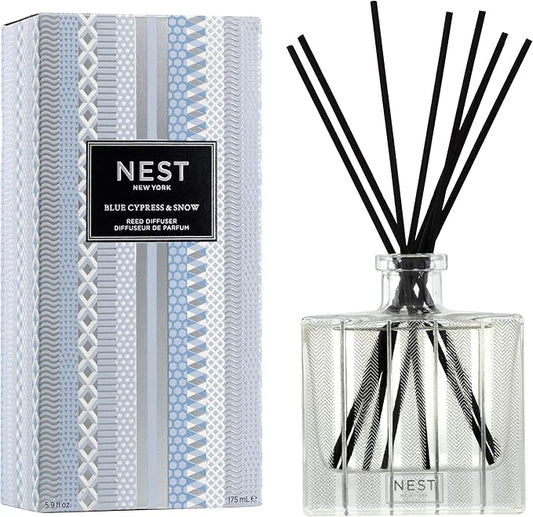 NEST New York Blue Cypress & Snow Reed Diffuser