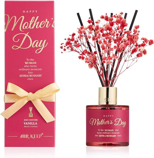 Airkeep Reed Diffuser Set,Scented Diffuser Oil with 8 Sticks,Home Fragrance Reed Diffuser for Bedroom,Bathroom Home Décor,Best Gifts for Women