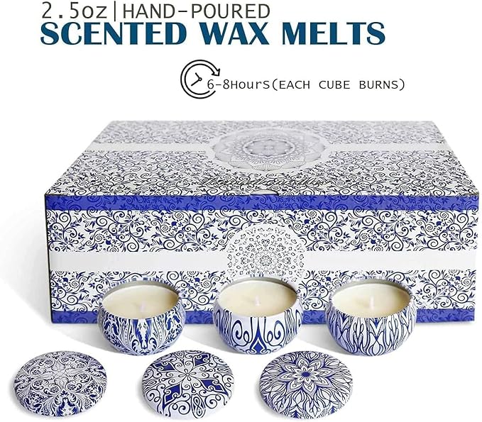 Scented Candles Gifts Set 16 Pack Soy Wax Travel Tin Jar Candles for Home 2.5 OZ Scented Candles for Mom for Christmas, Birthday, Thanksgiving, Mother's Day