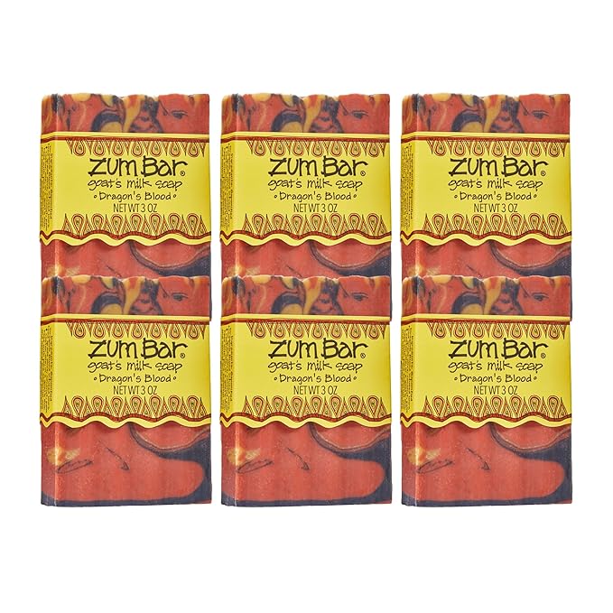 Zum Bar Goat's Milk Soap - Dragon's Blood - 3 oz (6 Pack)
