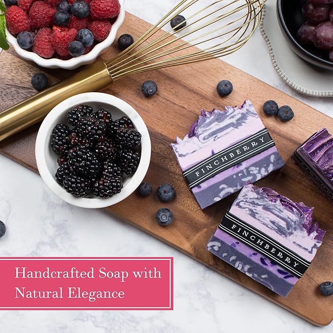FinchBerry Year of Soap Set - Natural Shea and Coconut Oil, Rich Scents and Lush Lather, Ideal Gift Box for Everyday Comfort and Self-Care - 12 Handmade Bars, 4.5 oz Each