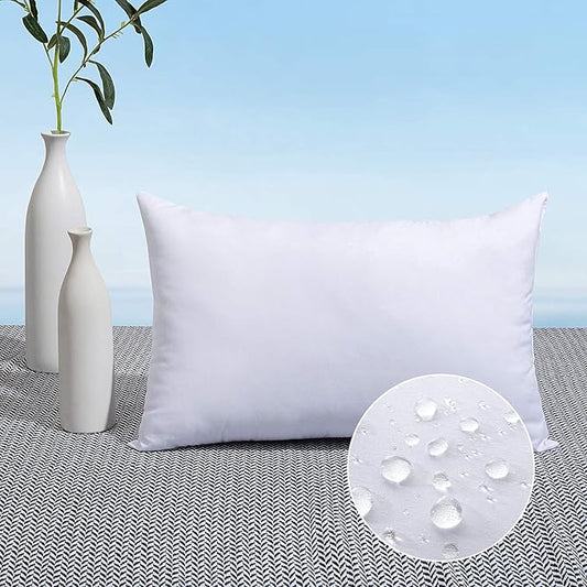 MIULEE 20x26 Pillow Insert Throw Pillow Insert, Outdoor Pillows Water-Resistant Premium Outdoor Pillow Stuffer Sham Rectangle for Couch Sofa Patio Furniture Cushion Porch Swing