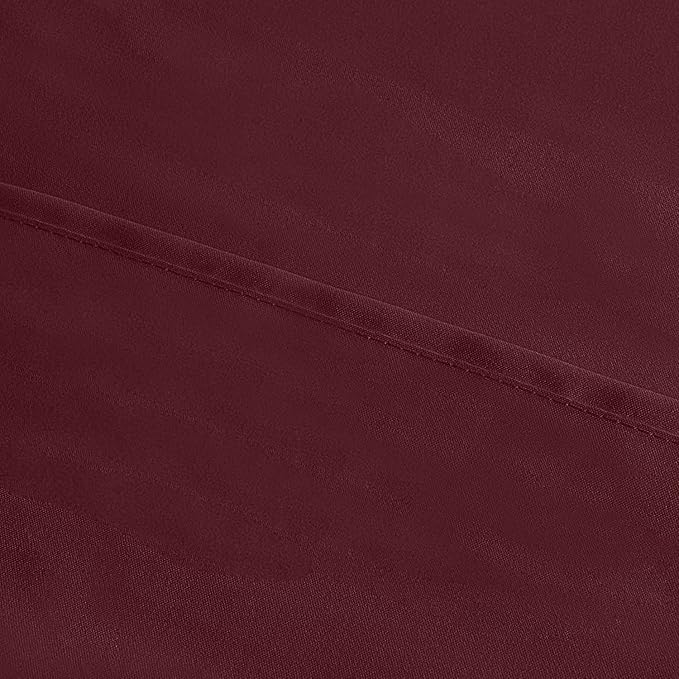 Utopia Bedding Queen Pillow Cases - 2 Pack - Envelope Closure - Soft Brushed Microfiber Fabric - Shrinkage and Fade Resistant Pillow Covers 20 X 30 Inches (Queen, Burgundy)