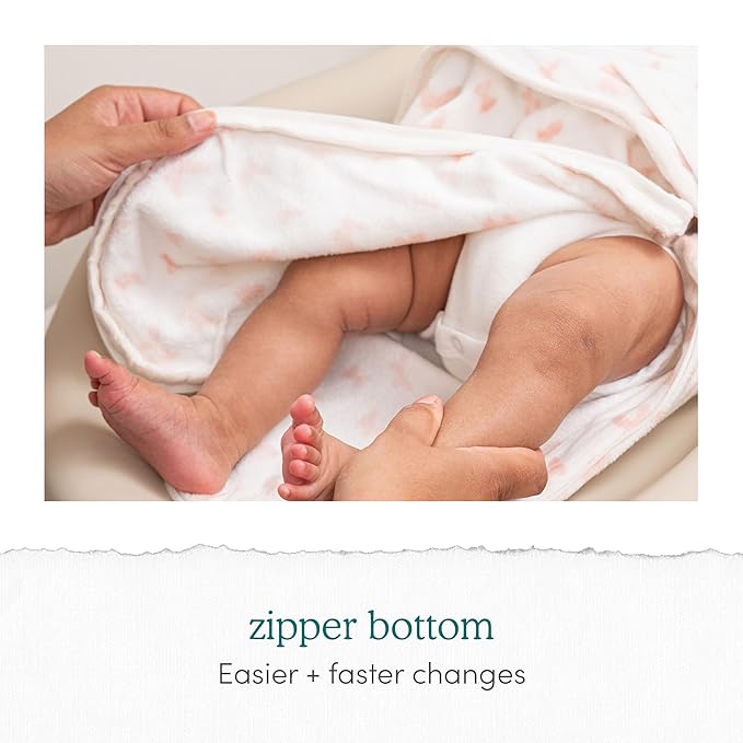 aden + anais, Cotton Knit Baby Wrap, Newborn Wearable Swaddle Blanket, 3 Pack, Flowers Bloom, 0-3 Months