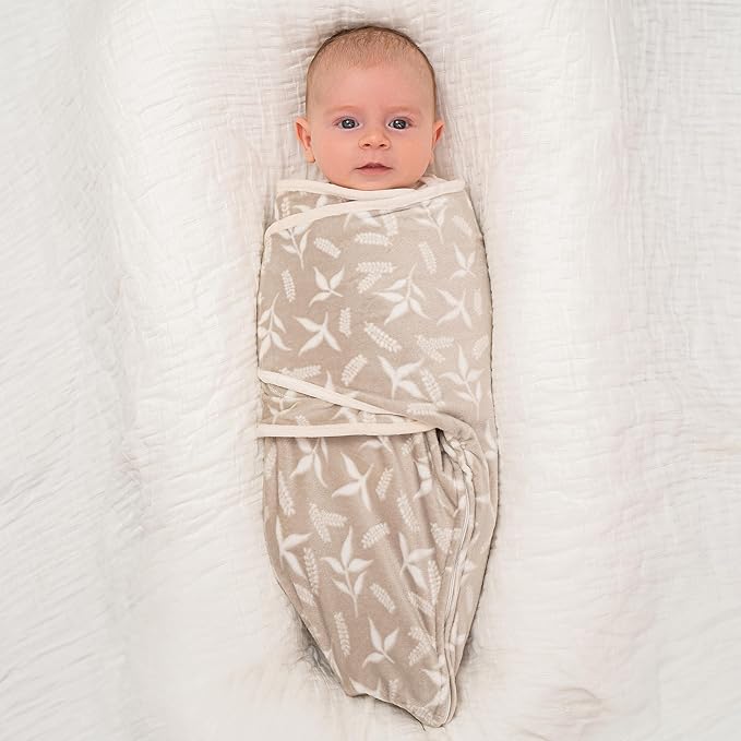 aden + anais??Essentials Easy Swaddle??wrap 1.5 TOG 3 Pack Rockland Marsh Velboa (0-3 Months)