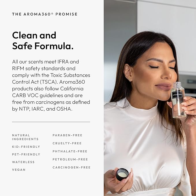 Aroma360 - Chandelier Fragrance Oil Blend | Hotel Inspired for Luxury Essential Oil Diffusers | Aromatherapy Scent Diffuser Oil | Bergamot, Woodsy Sandalwood, and Flirtatious Saffron - 120ML