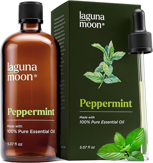 Peppermint Oil - Natural Pure Essential Oils for Diffusers, Aromatherapy, Humidifiers, Candle Making Scents - Fresh Fragrance Scents for Home, Office, Cars and Cleaning Products (150mL)
