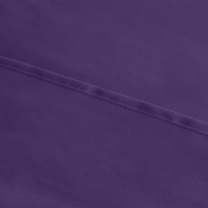 Utopia Bedding Queen Pillow Cases - 2 Pack - Envelope Closure - Soft Brushed Microfiber Fabric - Shrinkage and Fade Resistant Pillow Covers 20 X 30 Inches (Queen, Egg Plant)