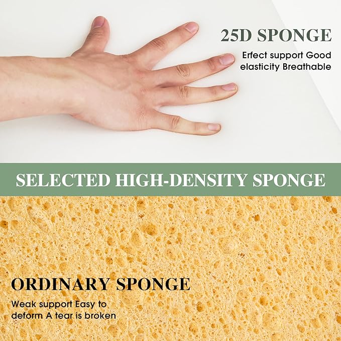 Queen Size Bed Wedge Pillow - for Headboard Gap/Headboard Pillow/Mattress Wedge /Bed Gap Filler (60"x10"x6") - Bloster Triangle Pillow for Sleeping To Fill Gap (0-8") Between Headboard and Mattress