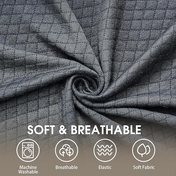 Wedge Pillow Headboard/ king size bed wedge pillow gap filler/headboard (76"x10"x6"), Bolster Bed Mattress Wedge Pillow for Sleeping, Headboard Pillow for Gap (0-8")Between Bed and Wall, Dark Grey